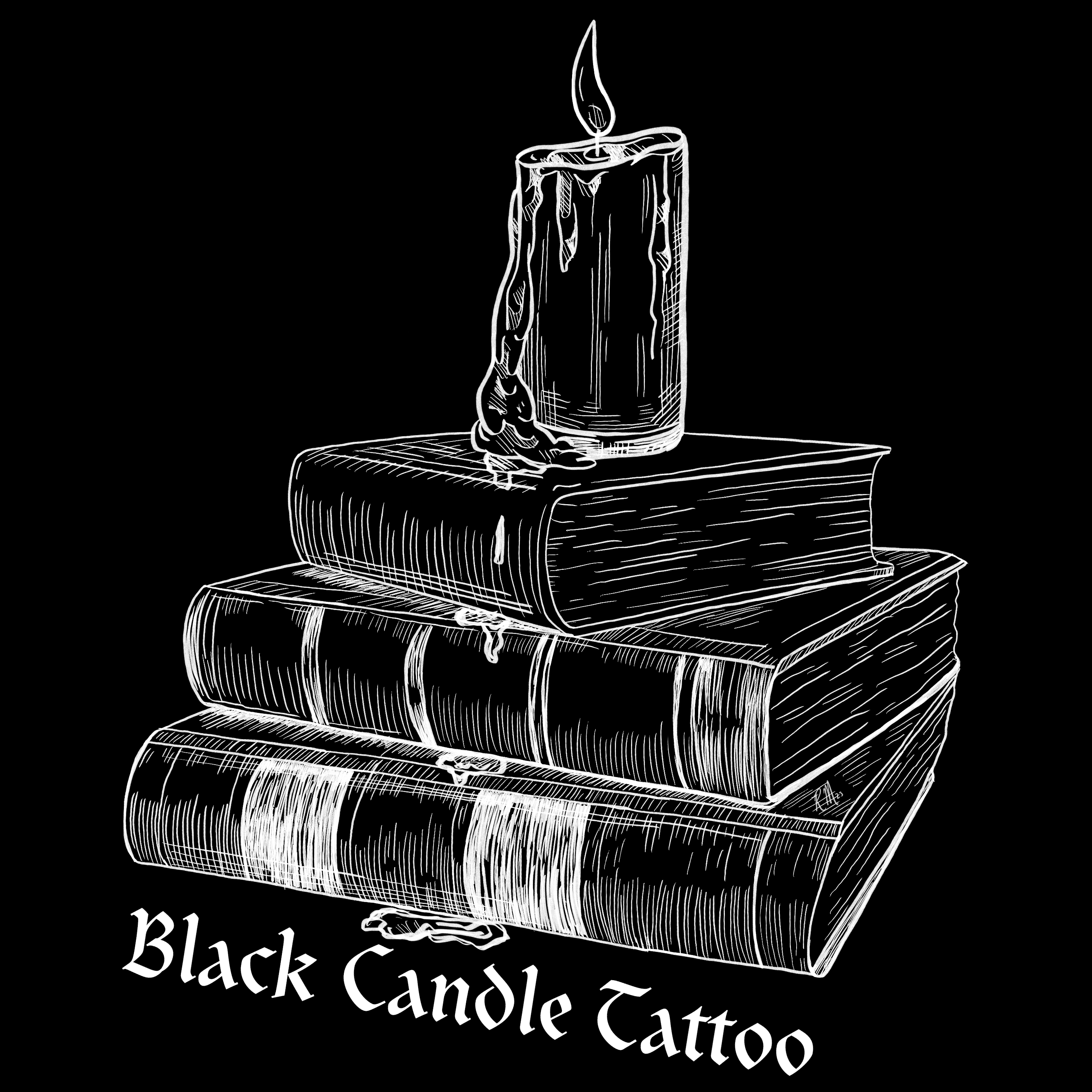 Black Candle Tattoo